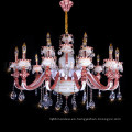 Luxury Modern Large Large Hotel Lobby Rose Gold Candle Crystal Chandeliers 88622